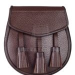 Plain Brown Leather Day Sporran