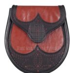 Red Black Two Tone Day Sporran