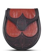 Red Black Two Tone Day Sporran