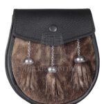 Brown Seal Fur Simple Semi Dress Sporran