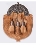 Bronze Thistle Red Fox Full Dress Sporran