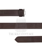 Celtic Knots and Circle Embossed Brown Belt