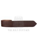 Masonic Embossed Brown Belt