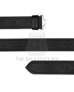 Celtic Knots Diamond Shape Embossed Kilt Belt - Image 2