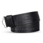 Endless Celtic Knots and Circle Embossed Kilt Belt