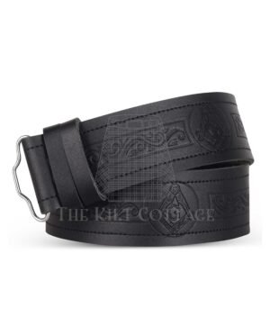 Masonic Embossed Kilt Belt