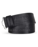Trinity Knots Embossed Kilt Belt