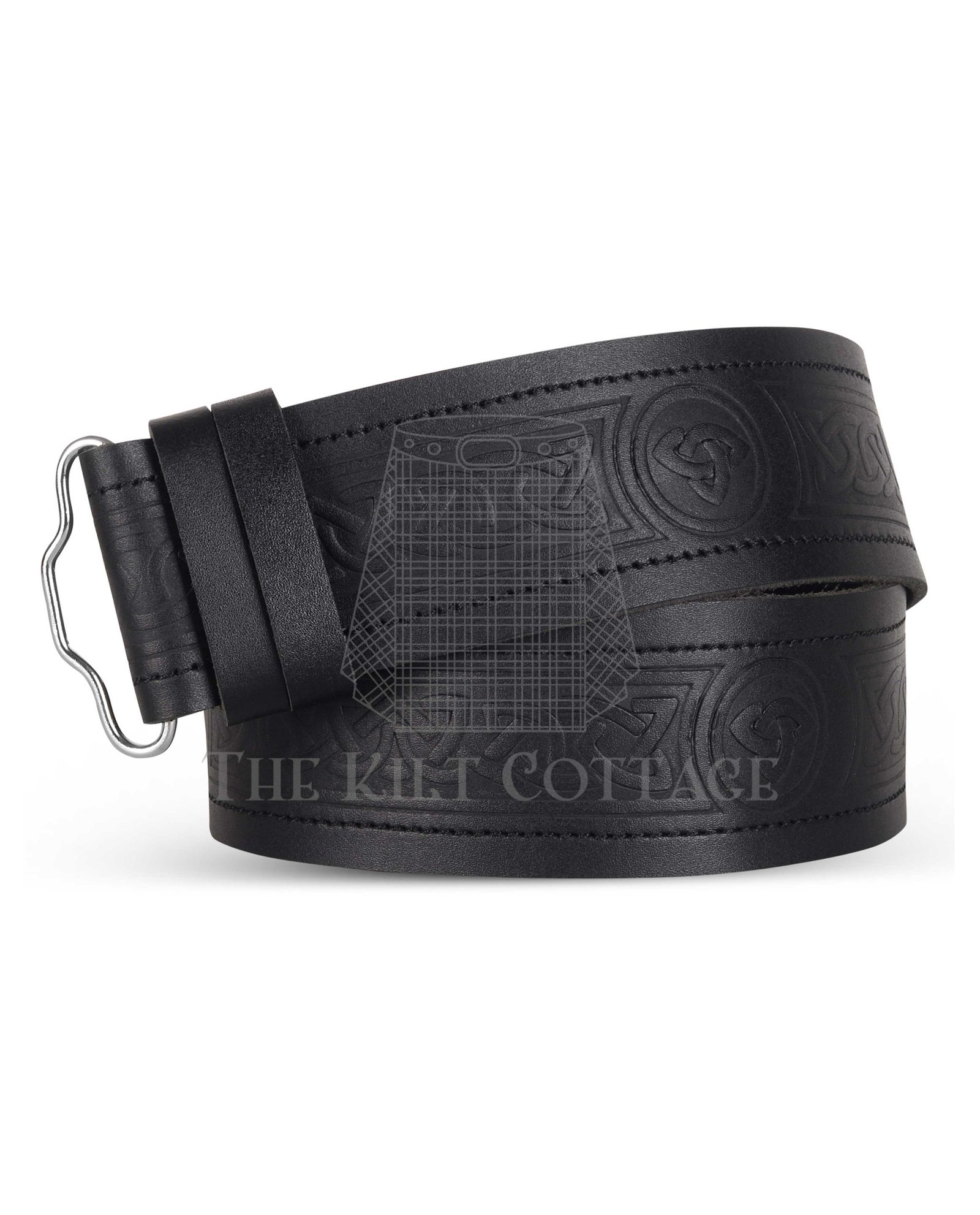 Thistle Embossed Kilt Belt Thistle Embossed Kilt Belt