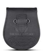 Seal Fur Laser Etching Semi Dress Sporran