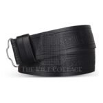 Celtic Knots and Circle Embossed Kilt Belt