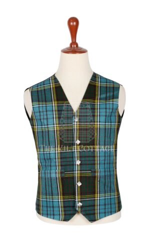 Anderson Tartan 5 Button Waistcoat