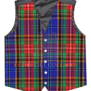 Beattie Tartan 5 Button Waistcoat