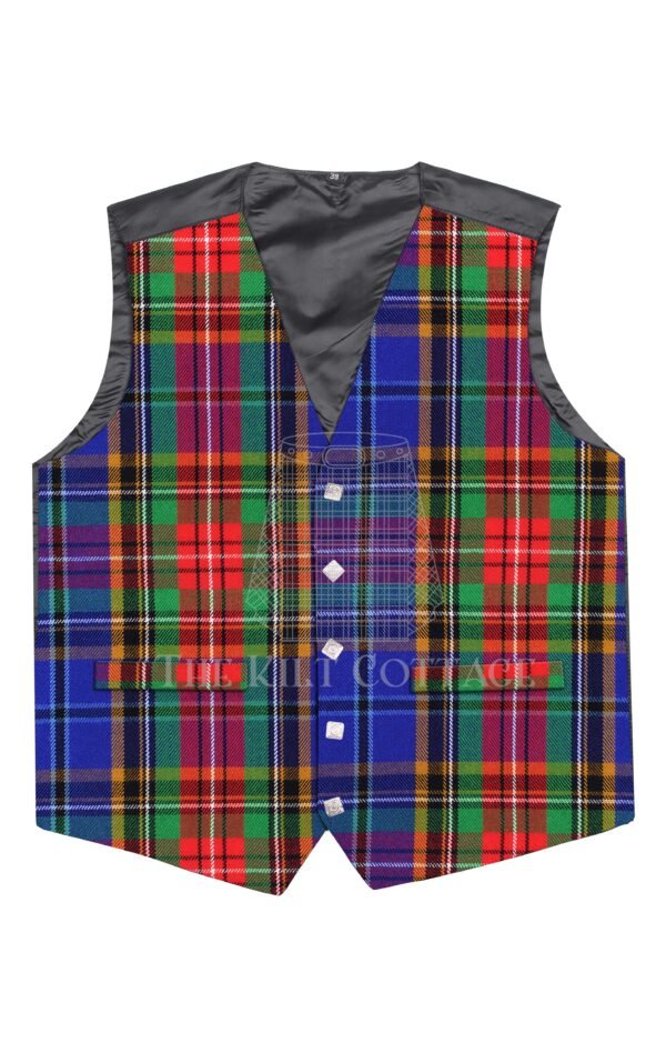 Beattie Tartan 5 Button Waistcoat