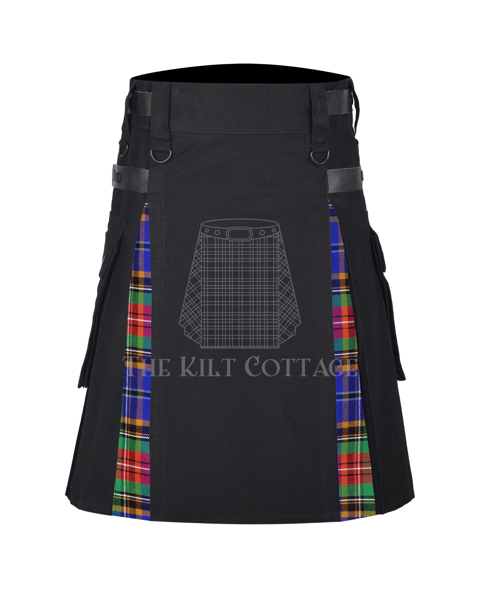 Beattie Clan Tartan Hybrid kilt Beattie Clan Tartan Hybrid kilt