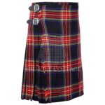 Black Stewart Tartan 8 Yard Kilt