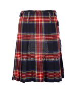 Black Stewart Tartan 8 Yard Kilt