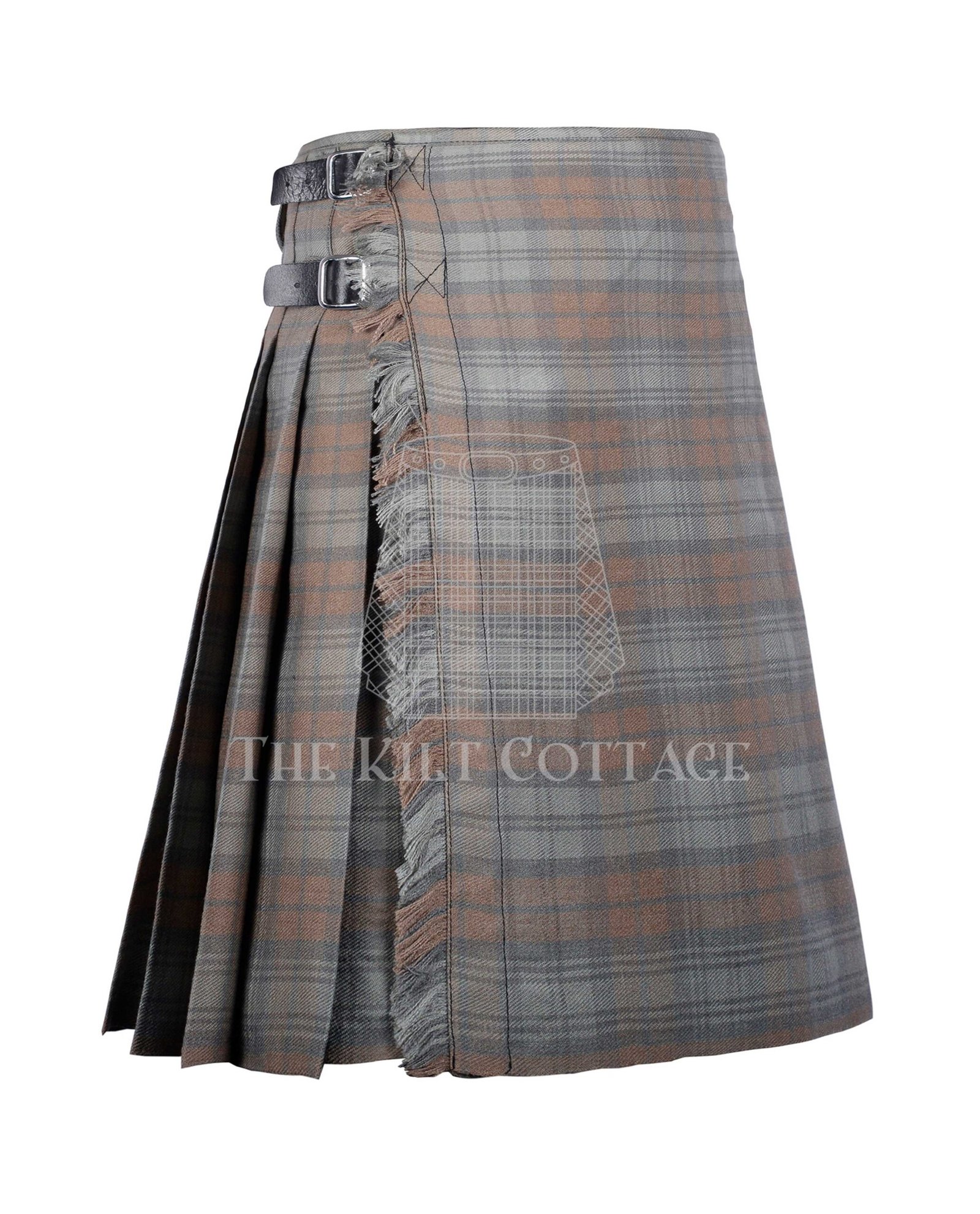 Black Watch Weathered Tartan 8 Yard Kilt
