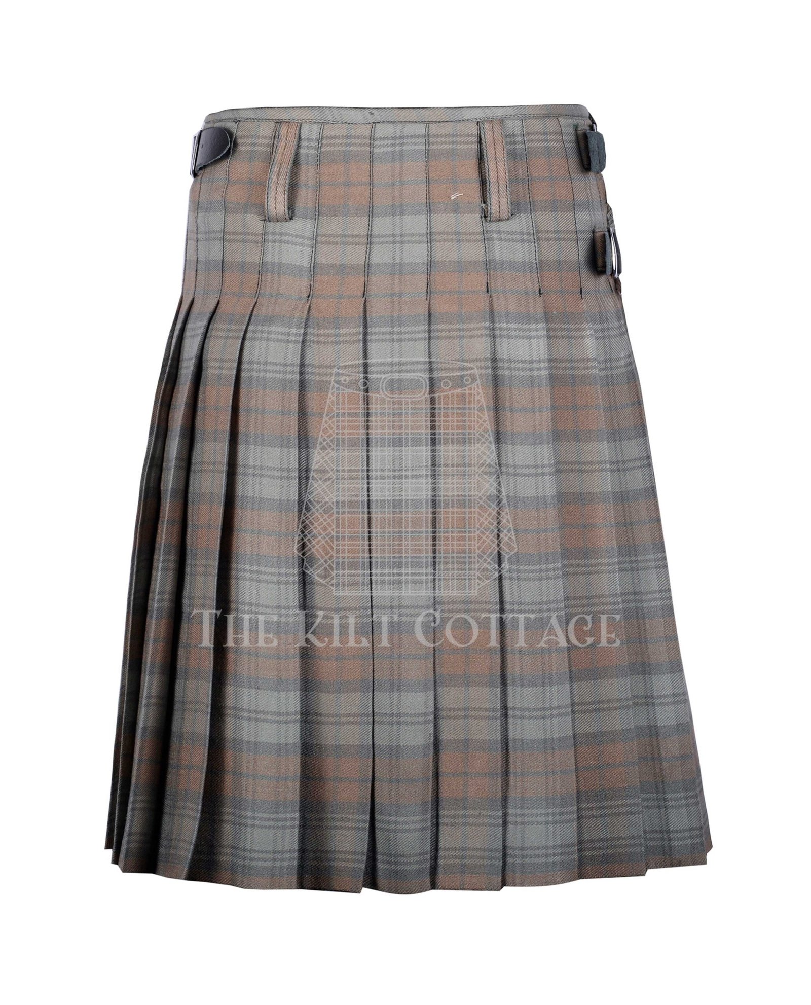 Black Watch Weathered Tartan 8 Yard Kilt