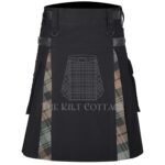 Black Watch Weathered Tartan Hybrid Kilt