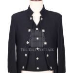 Scottish Black Wool Sherrifmuir Jacket