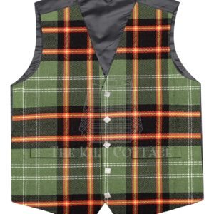 Bomb Squad Tartan 5 Buttons Argyll Waistcoat