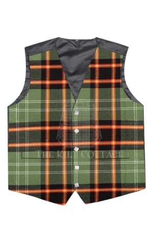 Bomb Squad Tartan 5 Buttons Argyll Waistcoat