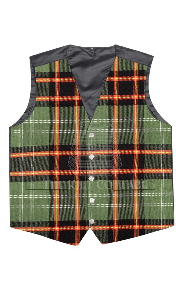 Bomb Squad Tartan 5 Buttons Argyll Waistcoat