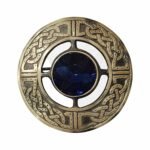 Blue Scottish Brooch