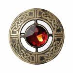 Brown Scottish Brooches