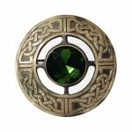 Green Scottish Brooch