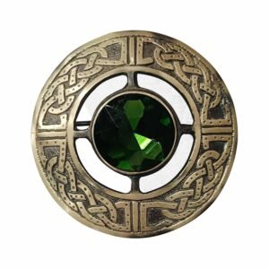 Green Scottish Brooch
