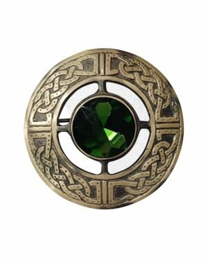 Green Scottish Brooch