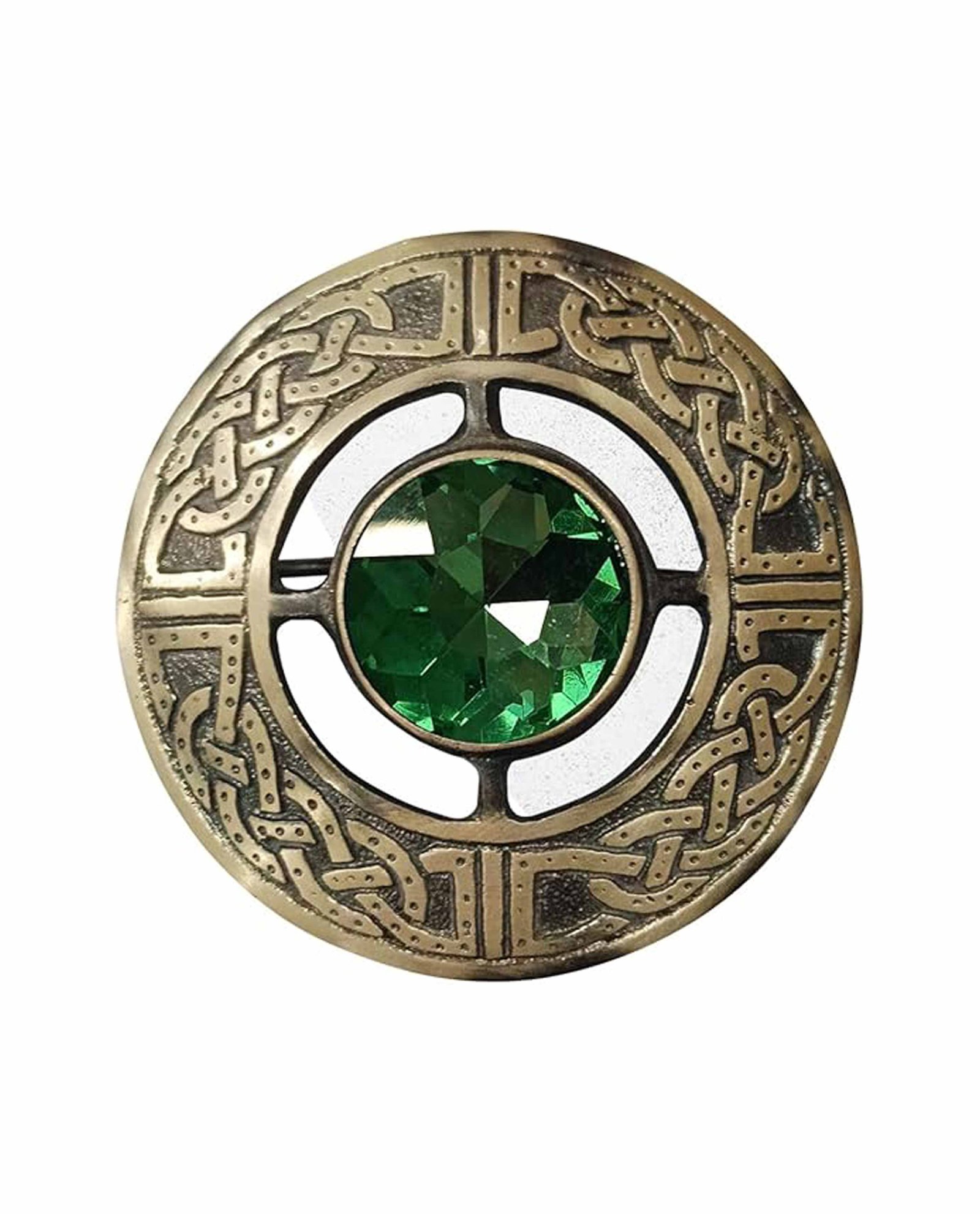 Light Green Scottish Brooch Light Green Scottish Brooch