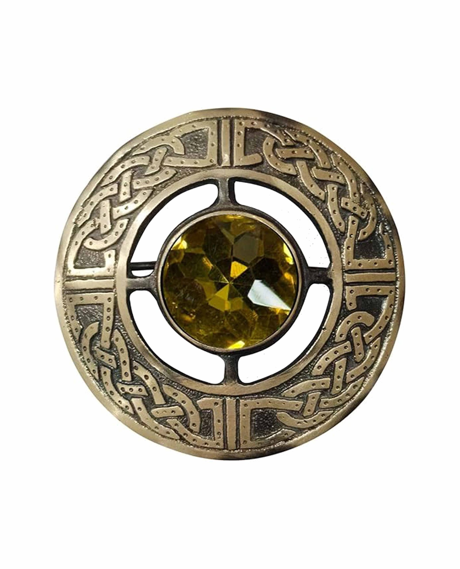 Yellow Scottish Brooch Yellow Scottish Brooch