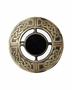 Black Scottish Brooch