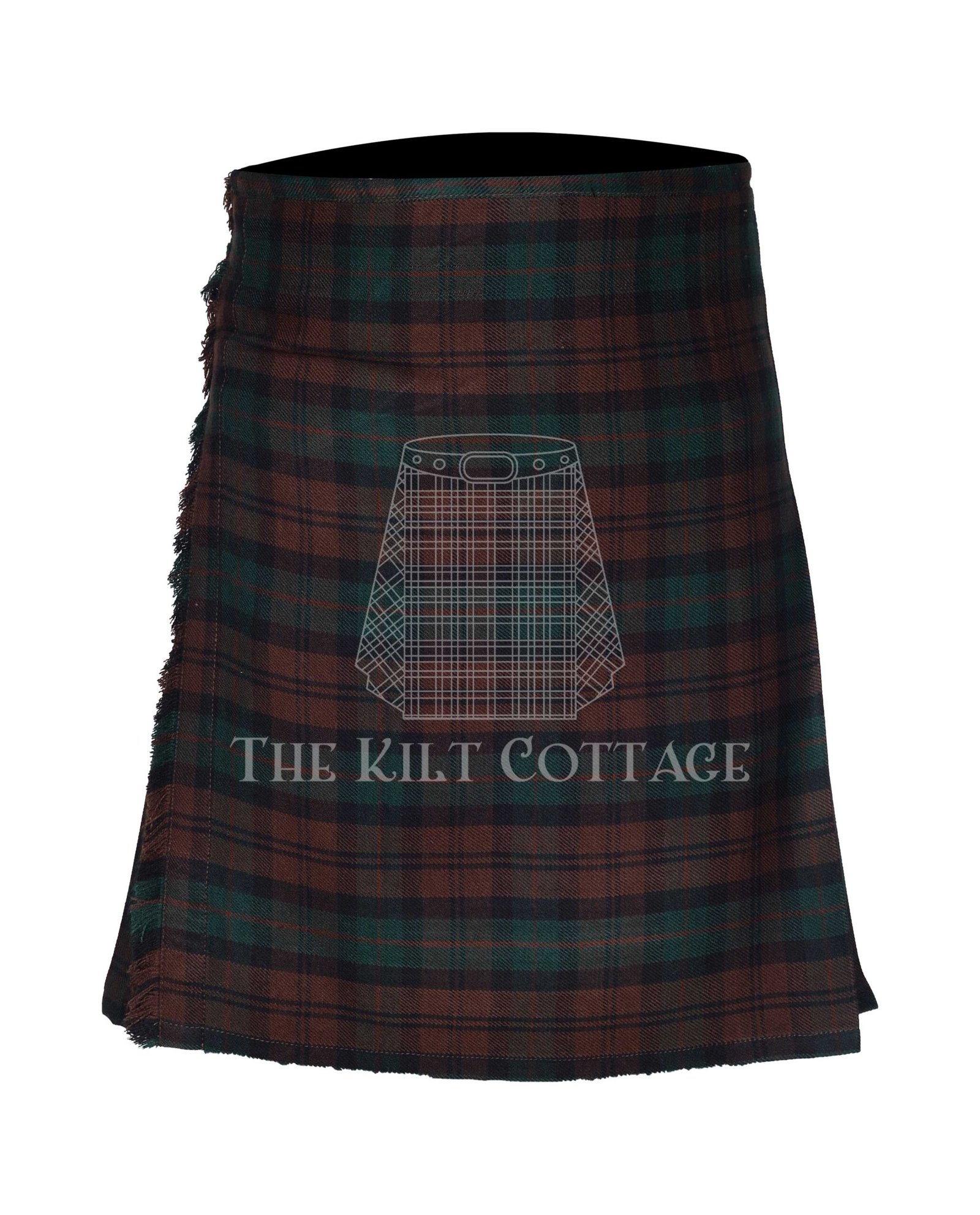 Brown Watch Tartan 8 Yard Kilt
