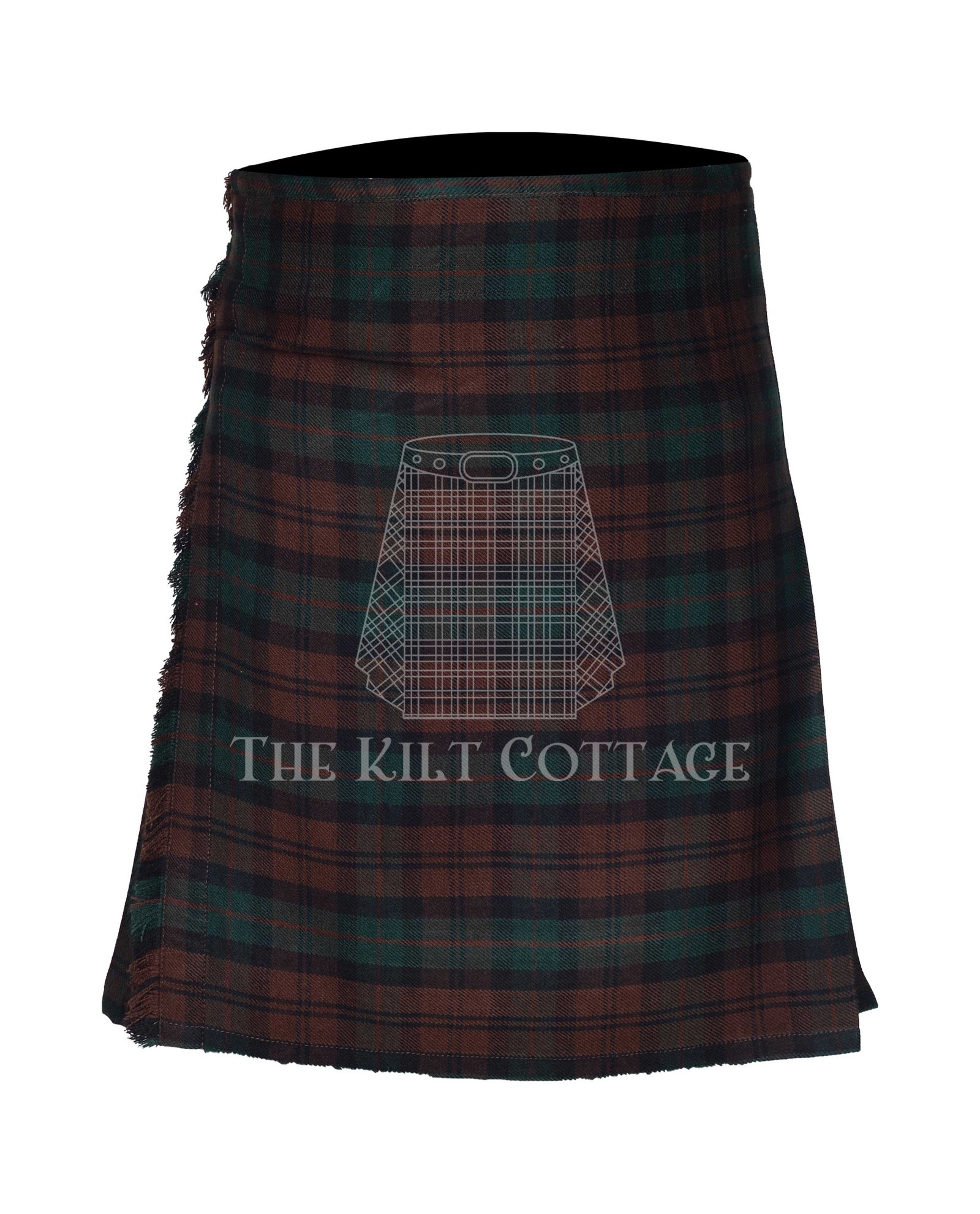 Brown Watch Tartan 8 Yard Kilt Brown Watch Tartan 8 Yard Kilt