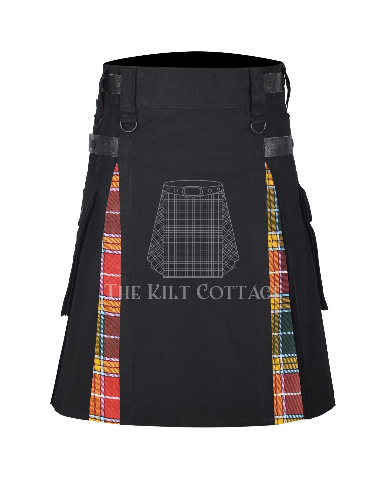 Buchanan Muted Tartan Hybrid Kilt