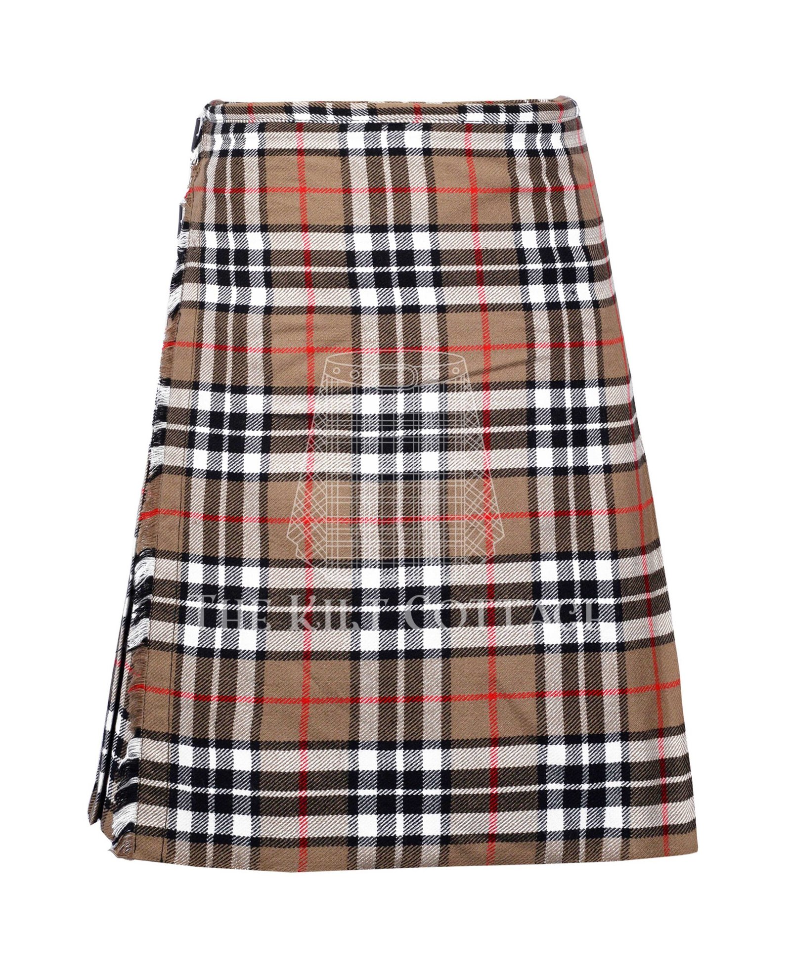 Camel Thompson Tartan 8 Yard Kilt