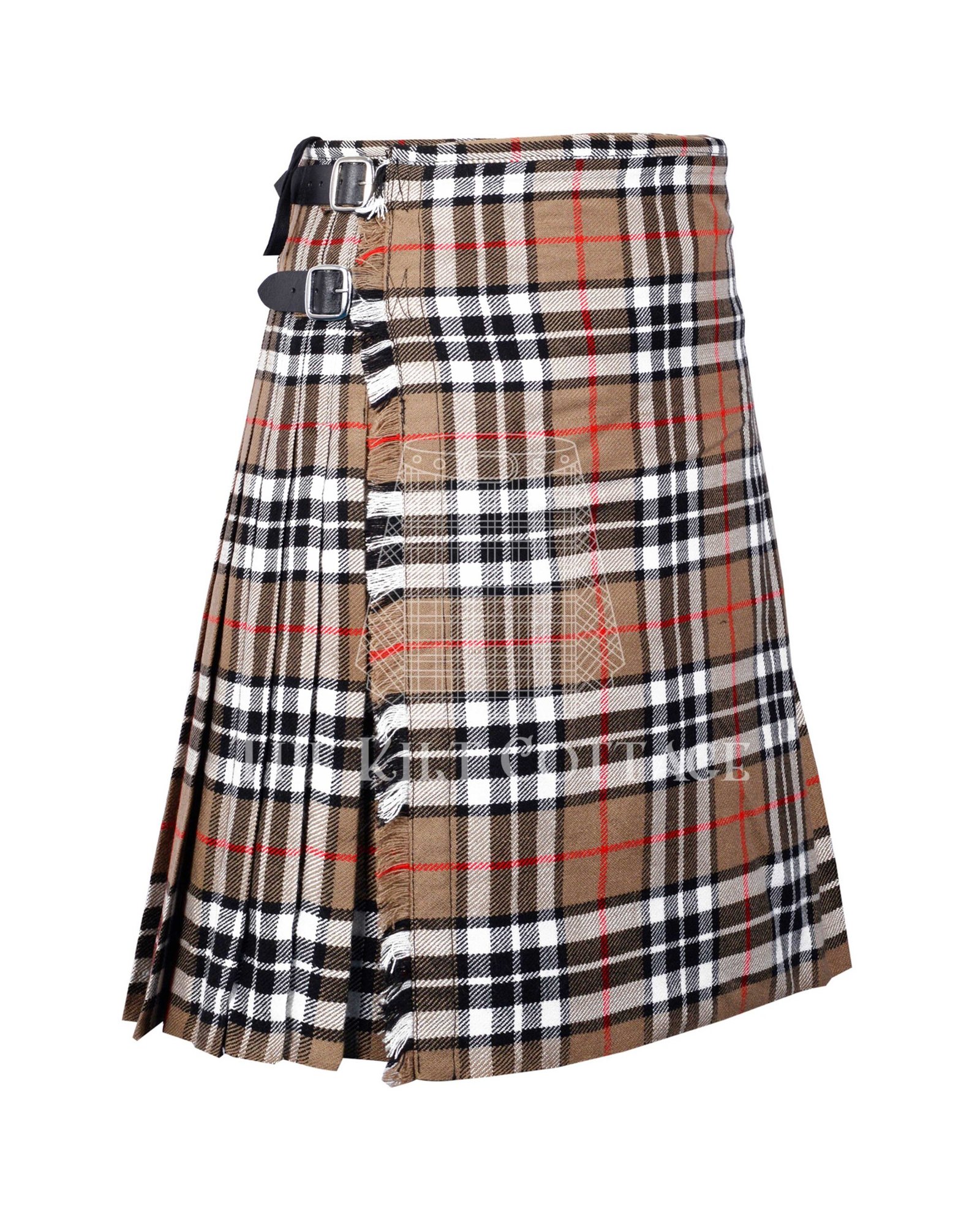 Camel Thompson Tartan 8 Yard Kilt