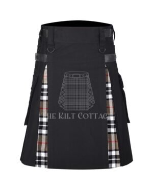 Camel Thompson Tartan Hybrid Kilt
