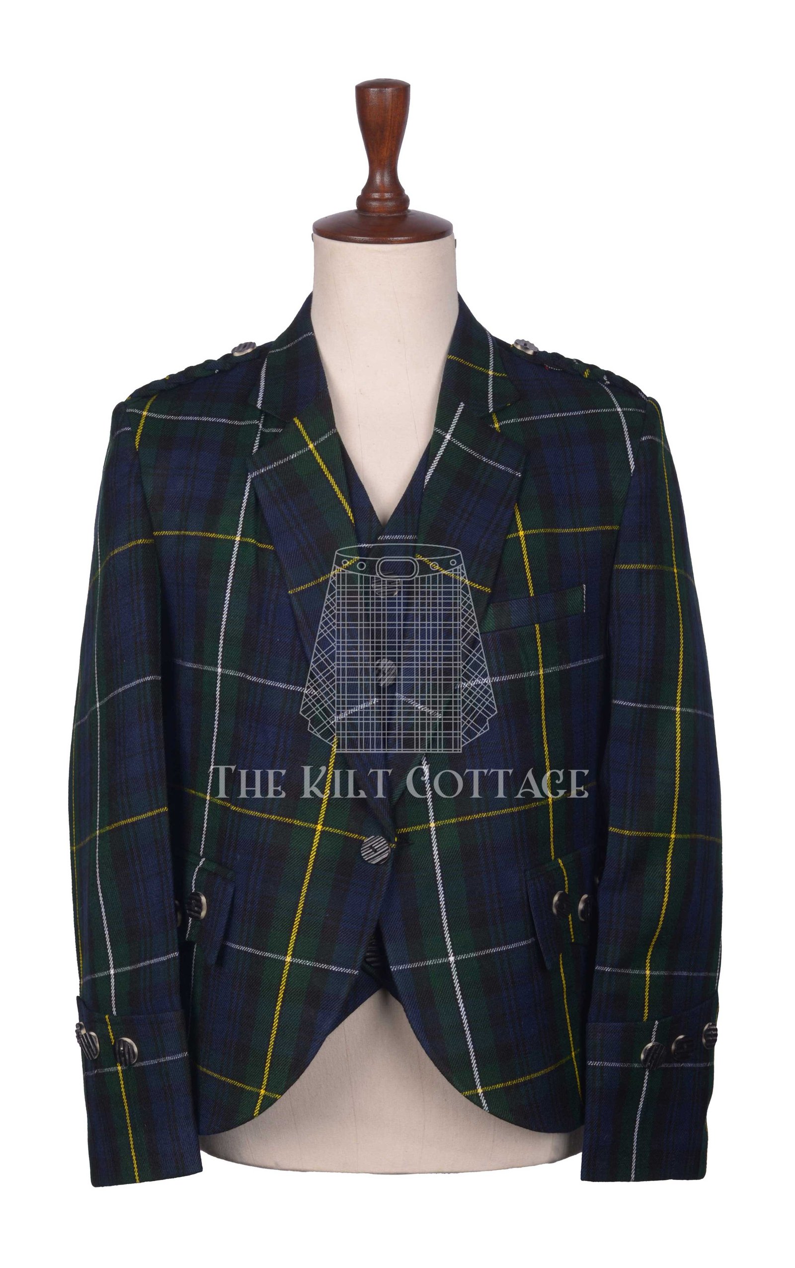 Campbell of Argyll Tartan Jacket and Waistcoat