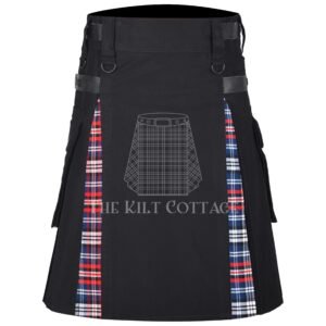 Celtic Niagara Tartan Hybrid Kilt