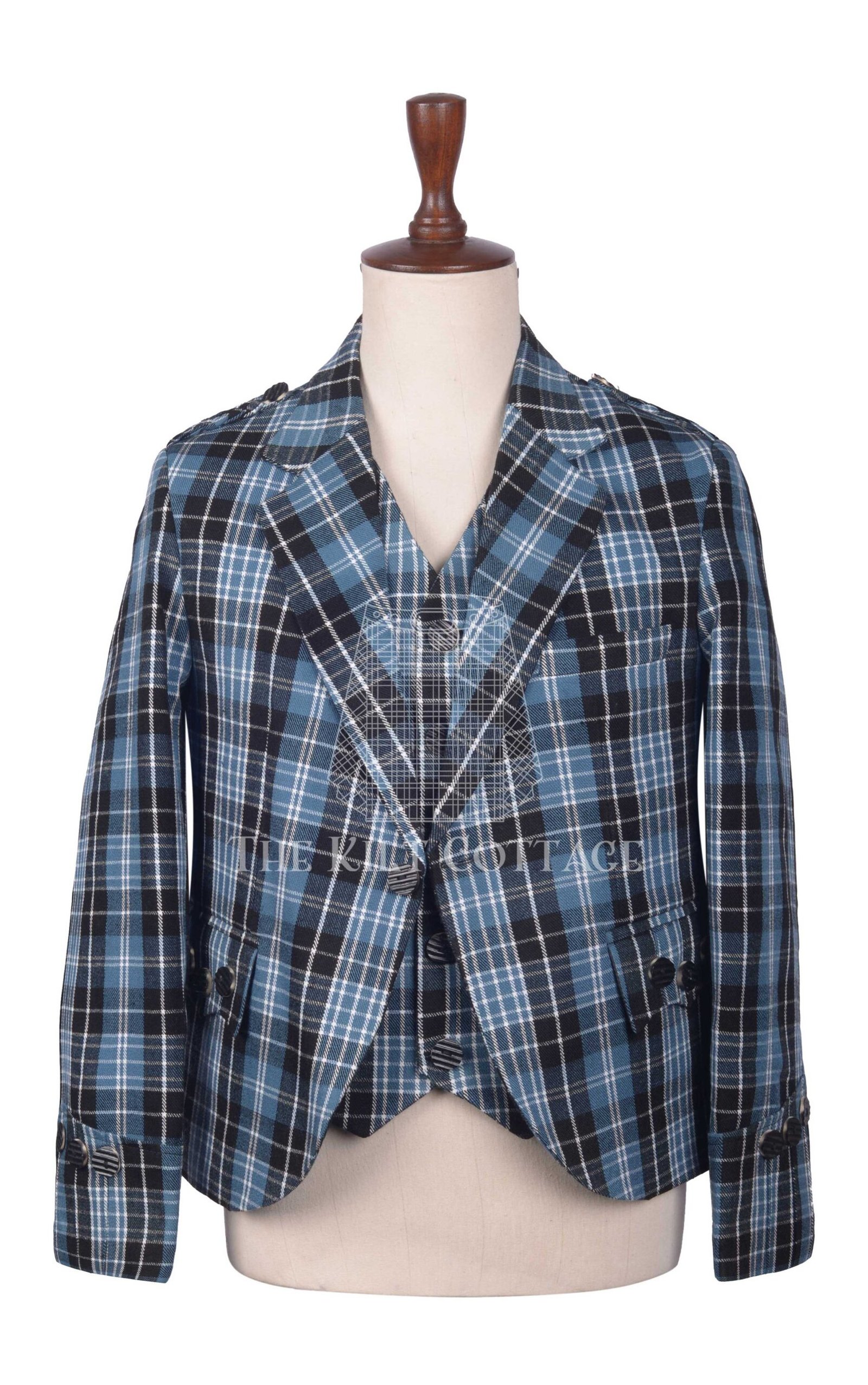 Clergy Ancient Tartan Argyll Jacket and Waistcoat