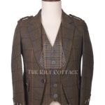 Country Brown Tweed Argyll Jackets and Waistcoat