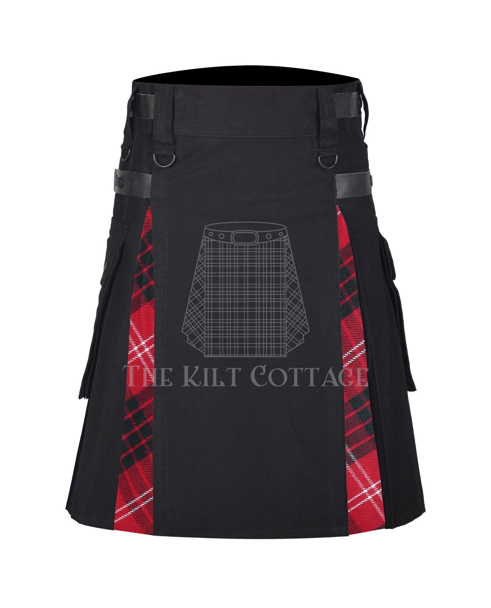 Crawford Bias Apron Tartan Hybrid Kilt