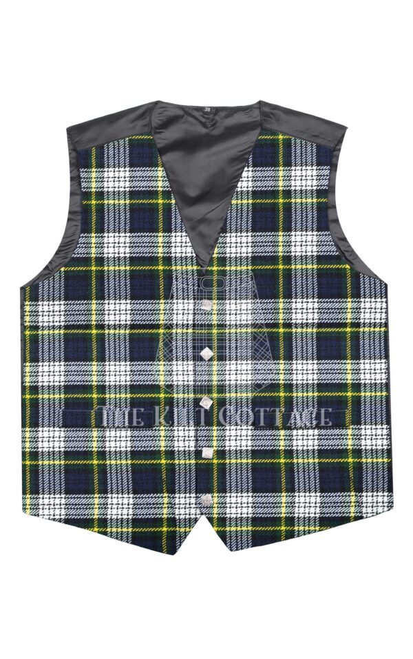 Dress Gordon Tartan 5 Buttons Argyll Waistcoat
