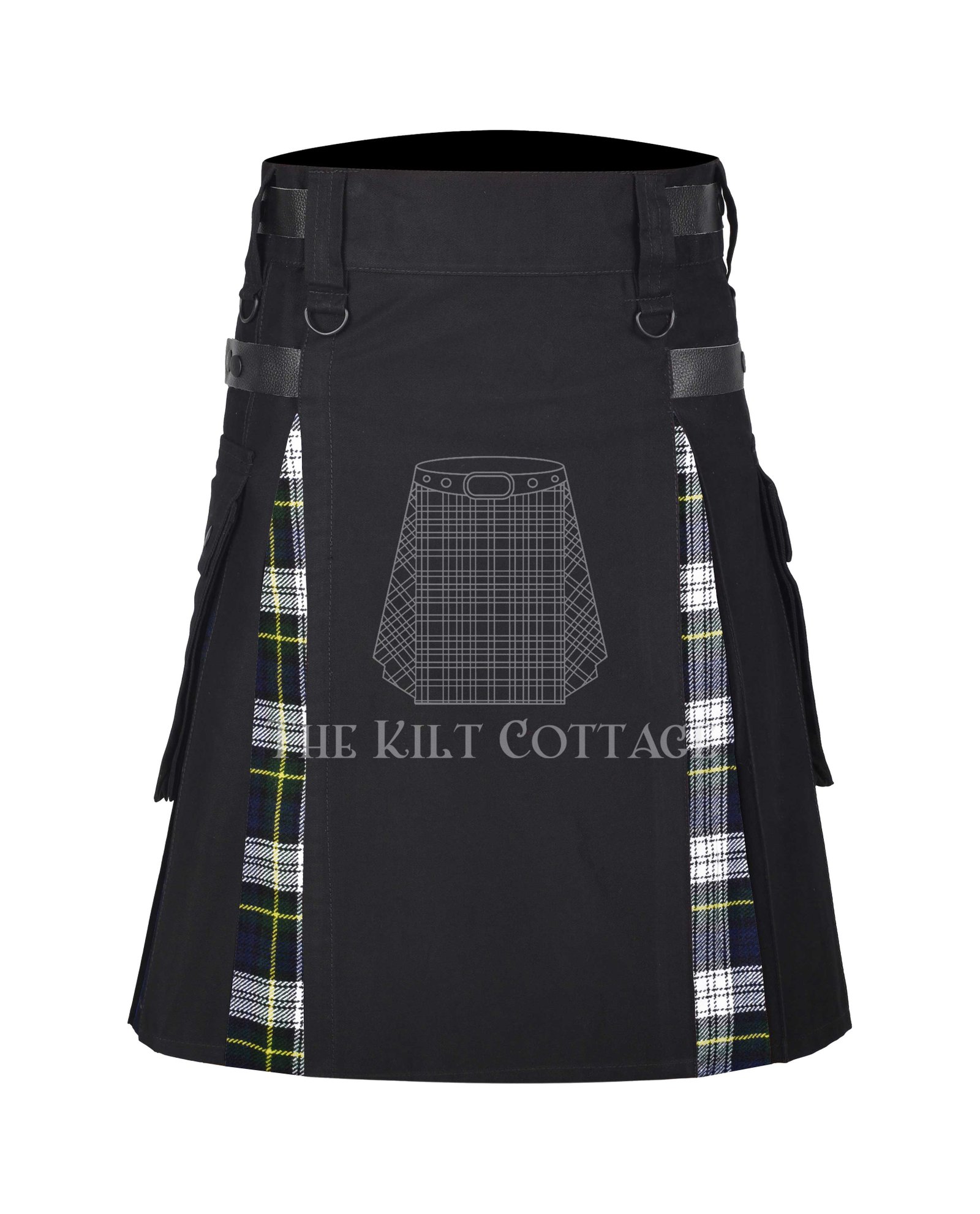 Dress-Gordon Dress Gordon Tartan Hybrid Kilt