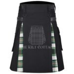 Drummond of perth Dress Green Tartan Hybrid Kilt