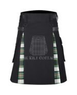 Drummond of perth Dress Green Tartan Hybrid Kilt